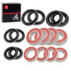 Front Rear Wheel Bearing Seals Kits 2005-2013 For Yamaha Rhino