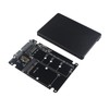 HALJIA M.2 NGFF mSATA SSD to SATA 3 Converter Adapter