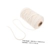 Operitacx 1roll Cotton Macrame Rope Multi-function Tapestry Cord for Weaving