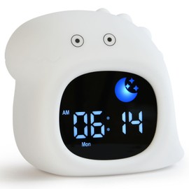 HOTUT Kids Alarm Clock,Toddler Sleep Training Clock with Night Lights,Time to Wake Alarm Clock for Kids with Snooze,6 Sleep Sound Machine,Animal Night Light Alarm Clock,OK to Wake Kids Alarm Clocks