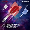 Mission Darts Force 90 | Integrated Precision Molded Dart Flights