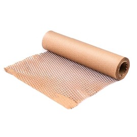 SAX Honeycomb Packaging Paper - 100% Recycled Paper with 3D Honeycomb Structure, Flexible & Malleable, Ideal for Fragile Items & DIY Projects, 20 cm x 20 m Roll