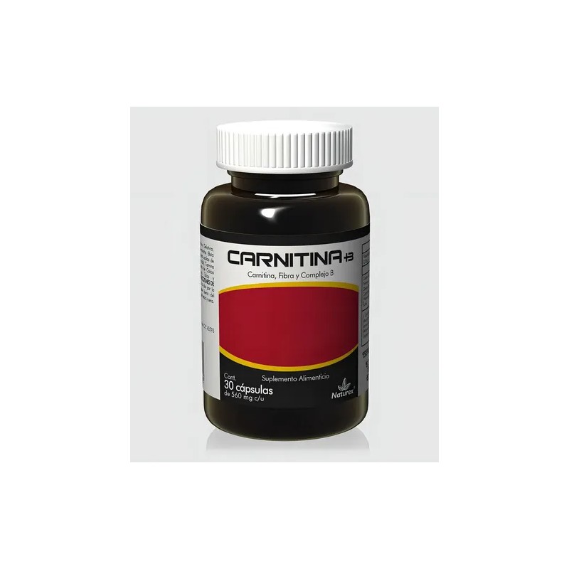 Naturex Carnitinab 560 Mg Frasco 30cápsulas