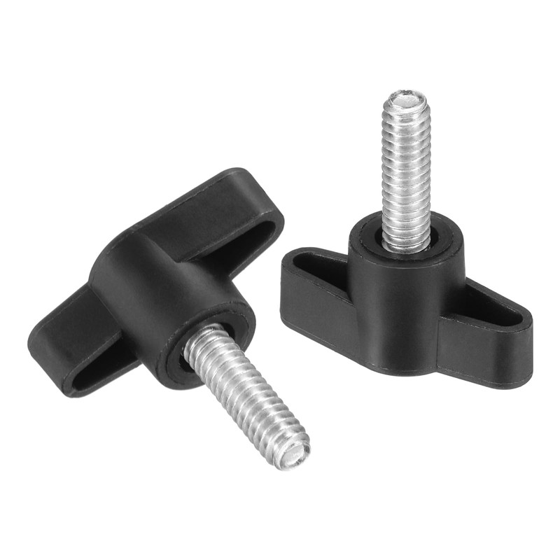 sourcing map 10Pcs Clamping Screw Knob, 36mm Dia T Shaped