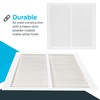 EZ-FLO 61627 Return Air Grille, white