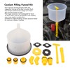 Radiator Coolant Filling Funnel Kit Spill Proof Universal Cooling System