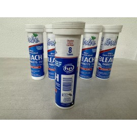 Evolve 6 - Evolve Ultra Concentrated Bleach Tablets - 8 Tablets Per Bottle