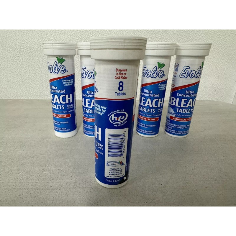 Evolve 6 - Evolve Ultra Concentrated Bleach Tablets - 8
