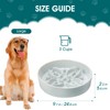 vancasso Ceramic Slow Feeder Dog Bowls, Puzzle Dog Food Bowls