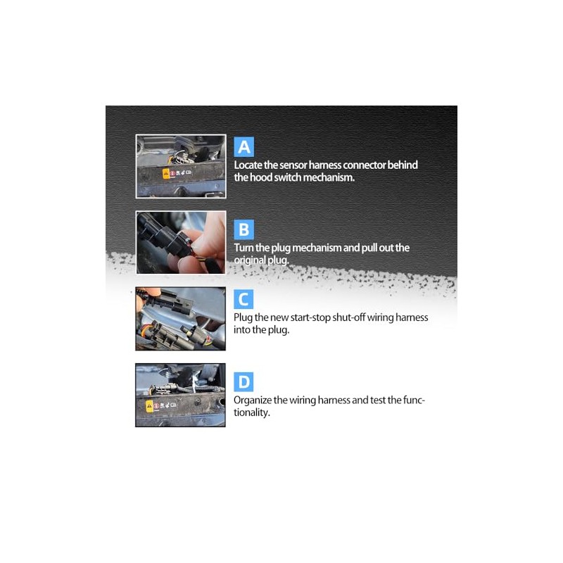 NJSBYL Auto Start Stop Delete Disable Eliminator Compatible with 2016-2018