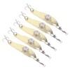 5PCS LED Fishing Lure Light Rustproof Stainless Steel LED Lighted