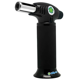 Whip-It! Ion Torch - All Black. Butane Torch Lighter, Refillable Cooking Torch with Adjustable Flame, Safety Lock for Soldering, Kitchen, Welding