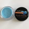 Narity! Nail Powder Acrylic Color Powder Matte Blue 0.1 oz