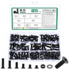 M3 M4 M5 M6 Screws Set, Countersunk Screws Nuts Set,