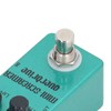 Overdrive Effect Pedal with Drive Level Tone Control Knobs Aluminum