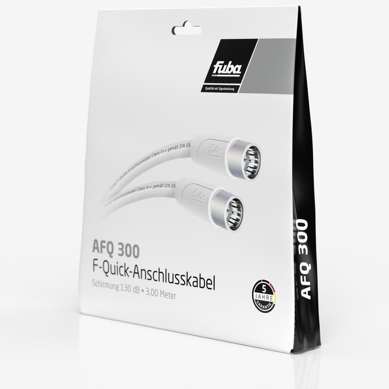 Fuba AFQ 300 Antenna Cable 3 m White - 4x