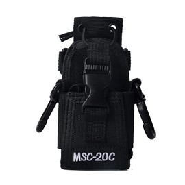 YNIBST Multi-functional Radio Pouch Walkie Talkie Case, Nylon Cloth Material with Strap, Radio Pouch, Handy Radio Holder, 2.6 x 1.8 x 4.9 inches (65 x 45 x 125 mm)