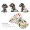 Dog Dress Romantic Classic Leaf Pattern Soft Comfortable Doggie Princess