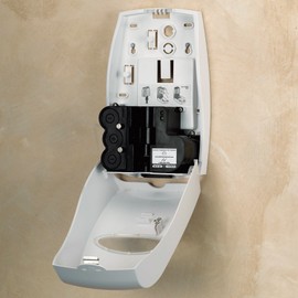 Kimberly Clark Professional Electronic Touchless Cassette Skin Care Dispenser (92147), 7.25” x 11.5” x 4.0”, 1.2 Liter, White, 1 / Case