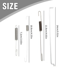 MospdyGear 262759 Throttle Springs Assortment, Replacement for Honda 190 190A 190LA Replacement for Champion 420cc and 389cc 7500 8000 8750 9000, Replaces 16100-ZF6-D42