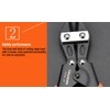 Edward Tools Pro Mini Bolt Cutter 8 Inch - Small