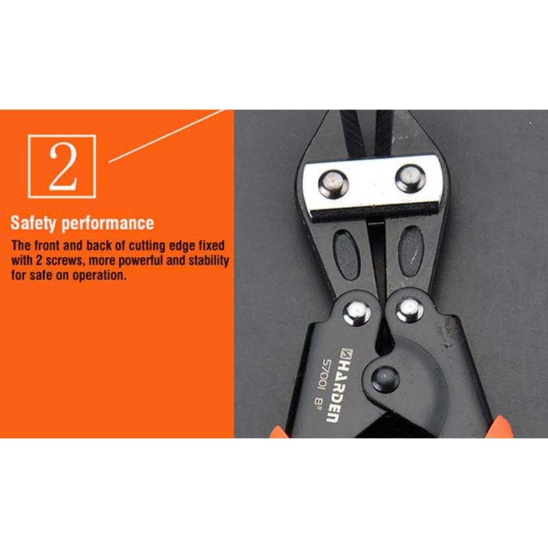 Edward Tools Pro Mini Bolt Cutter 8 Inch - Small