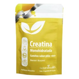 Creatina Monohidratada Gomitas NaturaHealth Piña Coco 14 Unidades                                                                                     