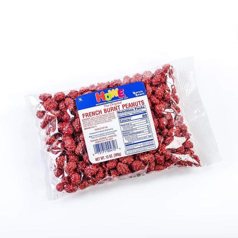 Howe Original French Burnt Peanuts Crunchy Candy Coated 3 Bags