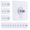 20pcs Self Adhesive Picture Hooks, Heavy Duty 26.5 lbs Load-Bearing