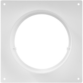 Vent Systems 125 mm Ventilation Duct Connector Flange Straight Ventilation Pipe Plastic Duct Connector Plate for Cooling Heating Ventilation System HVAC 12.5 cm