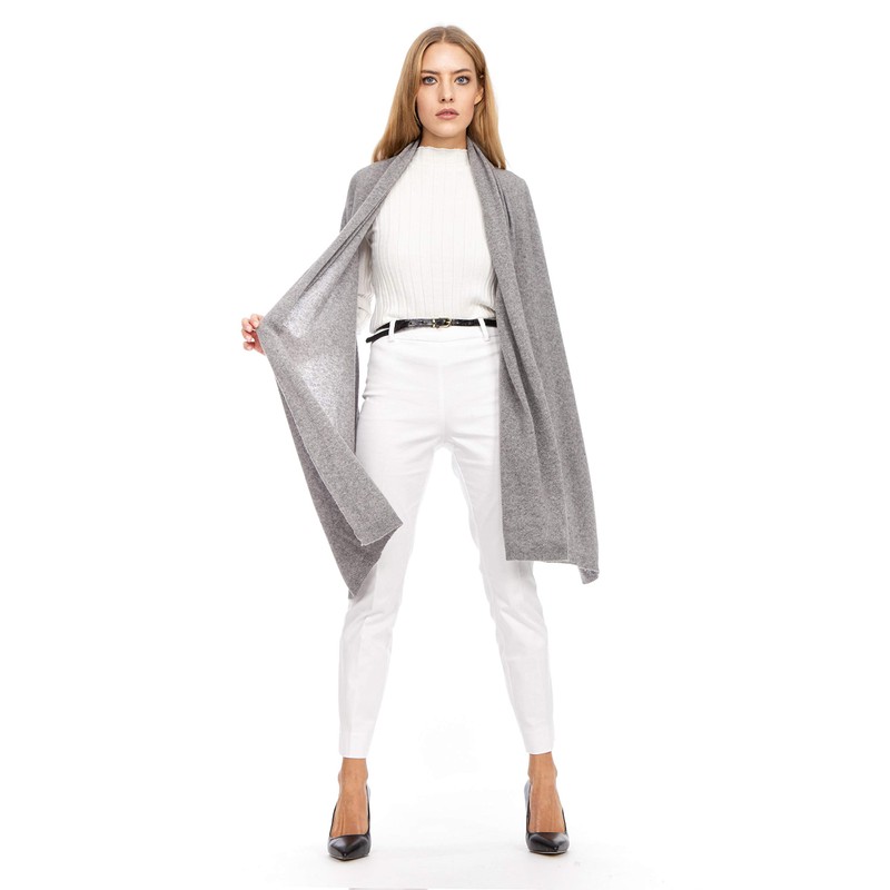 Marine Cashmere - Cashmere Blend Stole for Women, Delicate and