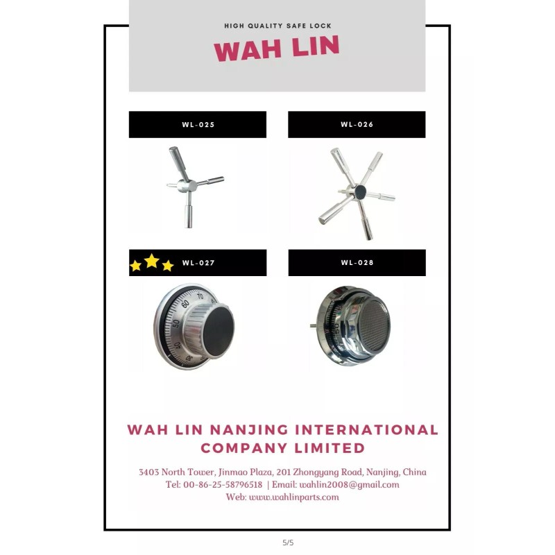 Wah Lin Parts DIAL AND RING COMBO CHANGE KEY S&G