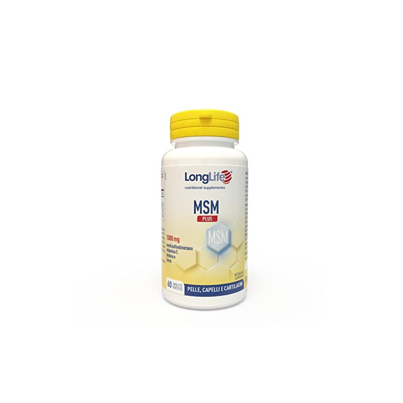 LongLife® MSM Plus | MSM con vitamina C, biotina e