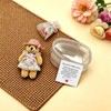 ChilArt Mini Handcrafted Tiny Teddy Bear Gift Set with Floral
