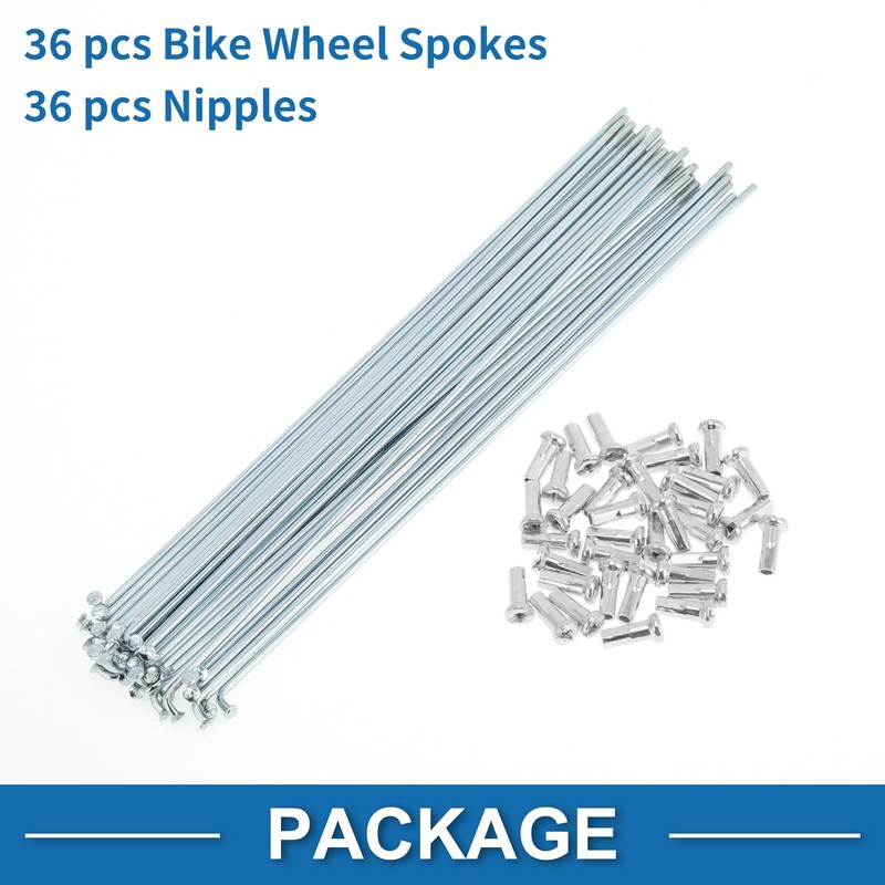 A ABSOPRO 36 Set 14G Bicycle Spokes 197mm Bike Wheel