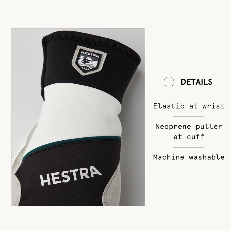 Hestra Comfort Tracker Mitt - Black/Off White | 7