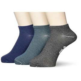 Fila 3 Pairs Socks, Men's 3 Pair Socks, 2630531-257-1 01 Mixed Color, 9.8 - 10.6 inches (25.0 - 27.0 cm), 01 mix color