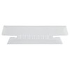 OfficeMax Plastic Tabs, Clear, 3-1/2", 1/3 Cut, 25/pk