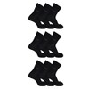 Fila F9630, Unisex Adult Socks, Black, 43/46