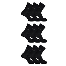 Fila F9630, Unisex Adult Socks, Black, 43/46
