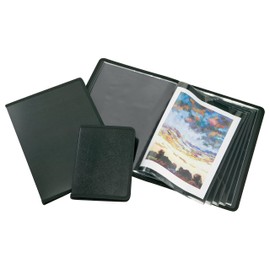 Alvin, Art Presentation Book, Ideal for Storing and Displaying Artworks, Black - 9 x 12 Inches