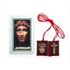 Sangre de Cristo Tarjeta de Oracion Escapulario 2 Pc Set