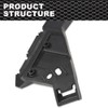 CROSSDESIGN Bumper Bracket Front Pair Beam Mount Support Compatible with