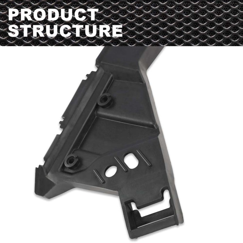 CROSSDESIGN Bumper Bracket Front Pair Beam Mount Support Compatible with
