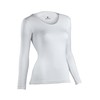 Indera Women's Combed Cotton Raschel Knit Thermal Underwear Top, White,