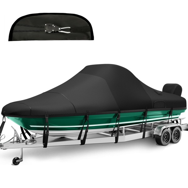 Fuprosico Ratchet Center Console Boat Cover to Quickly Tighten The