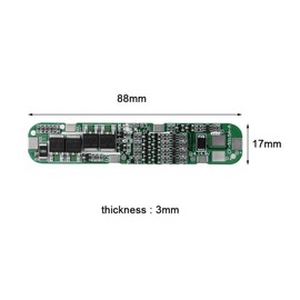 18.5V/21V 15A 5S Liion Battery Board for Electric Power Tool 18560 Batteries