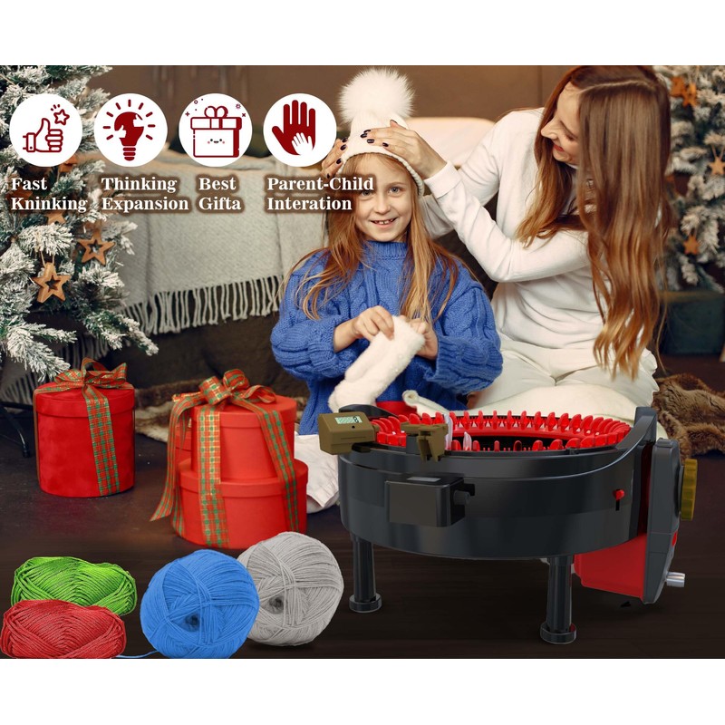 AIDILER Knitting Machine Counter, Suitable for Addi 46 Needle Row