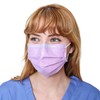Cranberry USA C2700SP Cosmo Earloop Face Mask, Disposable, Purple (Pack