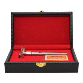 Dedicatto  Porta Navajas Rastrillo Tipo Mariposa Y Caja De Repuestos